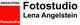 Logo des Fotostudios Lena Angelstein mit rotem Quadrat links und schwarzem Text rechts.