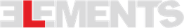 Texto "ELEMENTS" gris con "L" roja en fondo blanco.