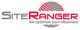 Logo von "SiteRanger" mit dem Slogan "We optimize your eBusiness" und Kugel aus Punkten.