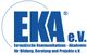 Logo von EKA e.V., Europäische Kommunikations-Akademie, in Blau und Weiß.