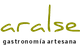Texto verde dice "aralse" en fondo blanco.