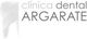 Logotipo de Clínica Dental Argate con imagen estilizada de un diente a la izquierda.