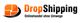 Logo: "DropShipping" in Schwarz-Orange mit Slogan "Onlinehandel ohne Umwege".