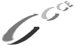 Abstrakte graue und schwarze Formen, die an Pinselstriche erinnern, auf weißem Hintergrund.