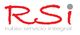 Logo de RSI en rojo con texto "rubio servicio integral" en gris.
