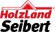Logo mit dem Text "HolzLand Seibert" und einem stilisierten Dach darüber.