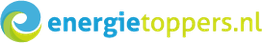 Logo van energietoppers.nl met blauw-groen embleem.