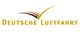 Logo „Deutsche Luftfahrt“ mit stilisiertem Flügel in Schwarz-Rot-Gold.
