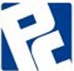 Logo mit den Buchstaben "P" und "C" in Weiß auf blauem Hintergrund.