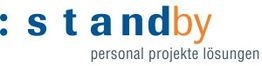 Logo mit Text ":standby personal projekte lösungen".