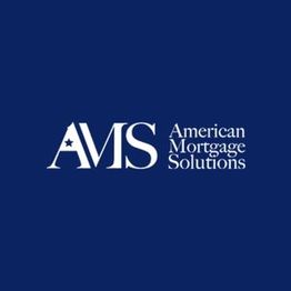 Logo of American Mortgage Solutions with "AMS" initials on a dark blue background.