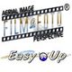 Filmband mit den Worten „Aerial Image Film Foto Perspective“, Logo „Easy Up“ darunter.