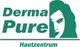 Logo von "Derma Pure Hautzentrum" mit Gesichtsprofil einer Frau in Grün.