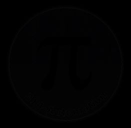Schwarzes Symbol von Pi in einem Kreis, unten steht der Text "314-Automation".