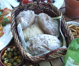 Selbstgebackenes Ciabatta