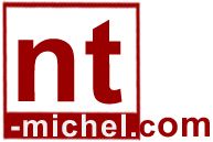 Rotes Logo mit den Buchstaben "nt" und der Website-Adresse: "nt-michel.com".