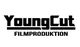 Logo mit dem Text "YoungCut Filmproduktion" in schwarzer Schrift auf weißem Hintergrund.