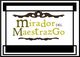 Logo del Mirador del Maestrazgo con texto en marrón y verde.
