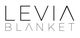 Schwarz-weißer Text mit der Aufschrift "Levia Blanket" in modernem, eleganten Schriftstil.