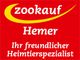Rotes Logo mit gelbem Bogen: "zookauf Hemer, Ihr freundlicher Heimtierspezialist".