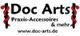 Logo mit Text: "Doc Arts - Praxis-Accessoires & mehr" und URL "www.doc-arts.de".