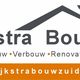 Logo van Dijkstra Bouw met daklijn en website dijkstrabouwzuidhorn.nl. Diensten: Aanbouw enz.