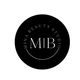 Black circle logo with "MINA BEAUTY STUDIO" and "MIB" in white text.