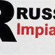 Logo con la scritta "RUSSO Impianti" in nero e rosso su sfondo bianco.