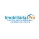 Logotipo "ImobiliáriasPro" com slogan: "Sistemas para imobiliárias e corretores de imóveis".