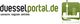 Logo von duesselportal.de mit Skyline von Düsseldorf und Schriftzug „unsere region online“.