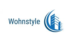 Logo mit dem Text "Wohnstyle" und einem stilisierten blauen Hochhaus daneben.