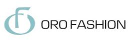 Logo con la scritta "ORO FASHION" e simbolo stilizzato azzurro a sinistra.