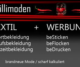 Chillimoden Textil + Werbung Logo