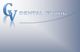 Logo con lettere blu "GV Dental Clinic" su sfondo grigio chiaro.