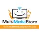 Logo von MultiMediaStore mit lächelndem Bildschirm und orangefarbenem Telefon.