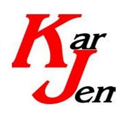 Rote Buchstaben "K" und "J", schwarze "ar" und "en" auf weißem Hintergrund.