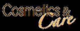 Text: "Cosmetics & Care" in stilvoller Schriftart.