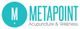 Logo of Metapoint Acupuncture & Wellness with a teal circle and letter "M."