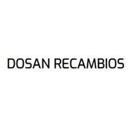 Texto "DOSAN RECAMBIOS" en negro sobre fondo blanco.