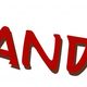 Scritta "DAS ANDERE" in caratteri rossi su sfondo bianco.