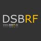 Schwarzer Hintergrund mit grauem "DSB" und gelbem "RF". Unten steht www.dsbrf.de.
