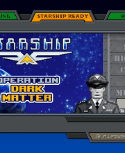 InGame Screen des Flashgames Starship Operation Dark Matter