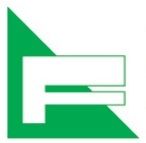 Grünes Logo mit einem stilisierten weißen "F" auf einem grünen dreieckigen Hintergrund.