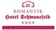Logo des Romantik Hotel Schwanefeld mit 4 Sternen, an der Grenze Sachsen/Thüringen.