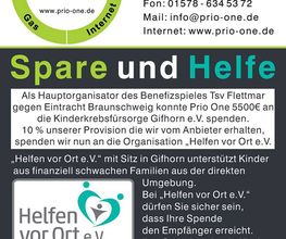 Spare und Helfe