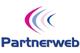 Logo mit drei bunten Halbkreisen und darunter der Text "Partnerweb".