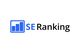 SE Ranking logo with blue graph icon and text on a white background.