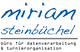 Logo mit Text: "miriam steinbüchel - büro für datenverarbeitung & turnierorganisation".