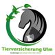 Logo mit Pferd, Hund, Katze und Blatt. Text: "Tierversicherung Ulm, Versicherungen rund um..."