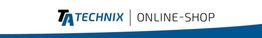 TA Technix Logo mit Text "Online-Shop" auf weißem Hintergrund.